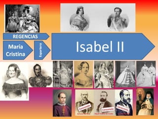 El reinado de Isabel II
La consolidación del liberalismo en
España
 