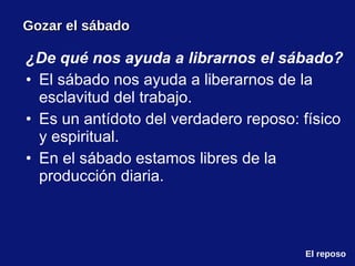08 El Reposo Sef | PPT