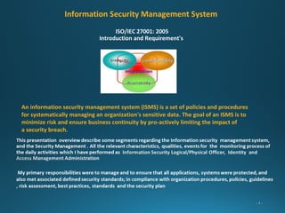Information Security Identity and Access Management Administration ...