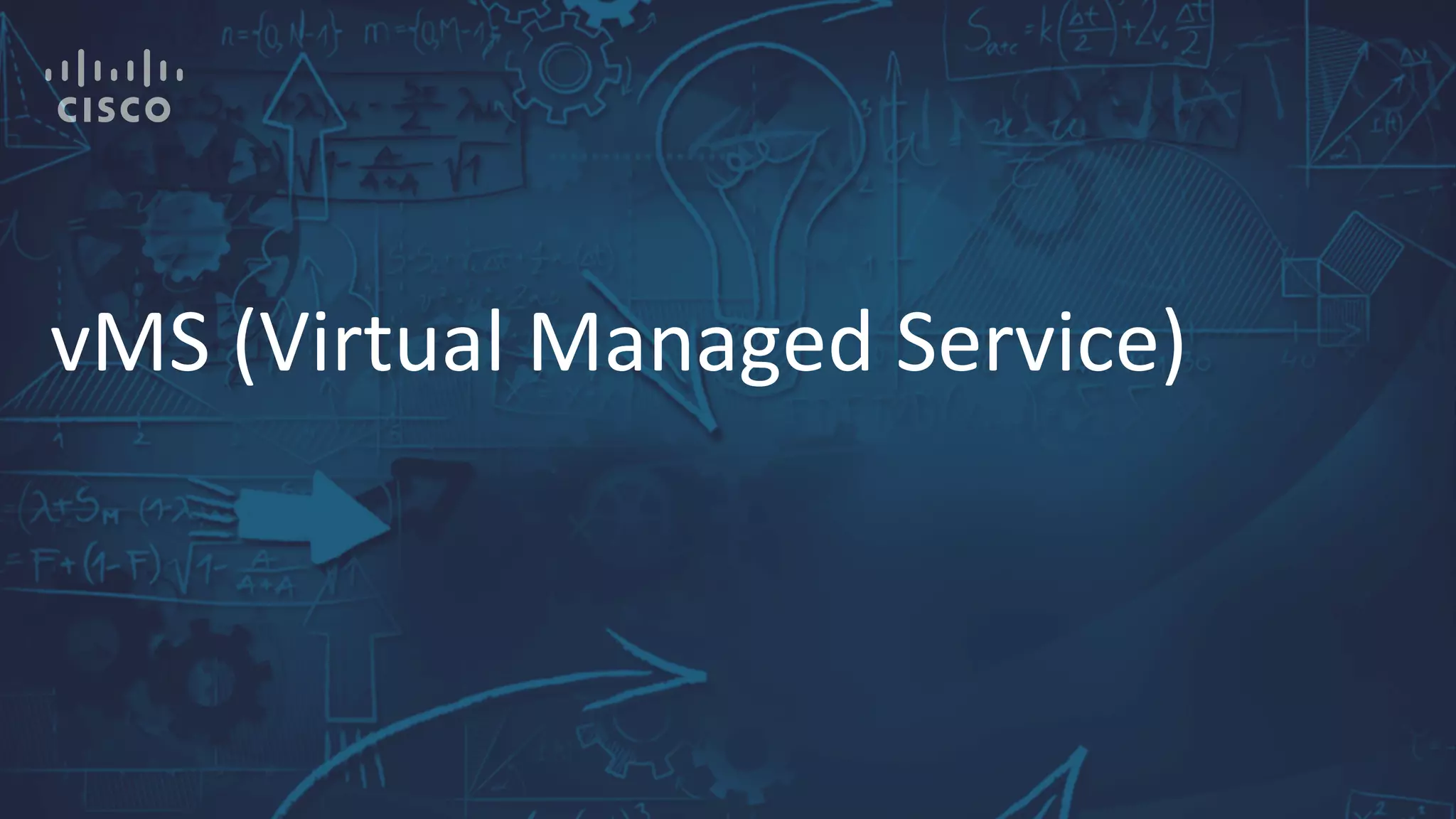 vMS	
  (Virtual	
  Managed	
  Service)	
  
	
  
 