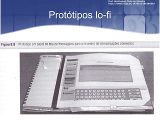 Protótipos lo-fi
 