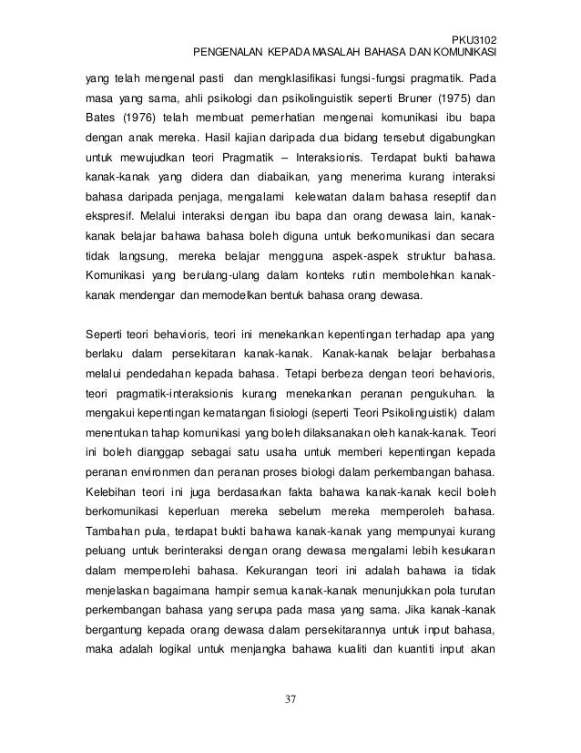 TEORI-TEORI PERKEMBANGAN BAHASA