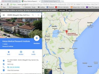 There is a need to generated data related to microbial food quality in Kenya and Africa
Currently, food microbial safety a...