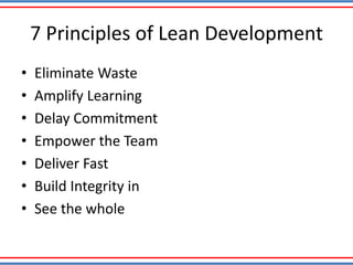 Lean Development | PDF