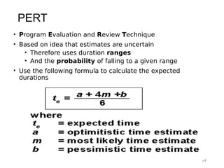 08_lecture_scheduling.pdf based on project management | PDF