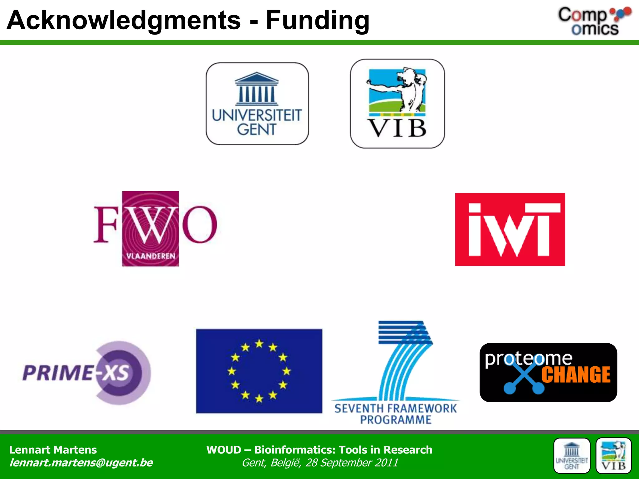 Acknowledgments - Funding