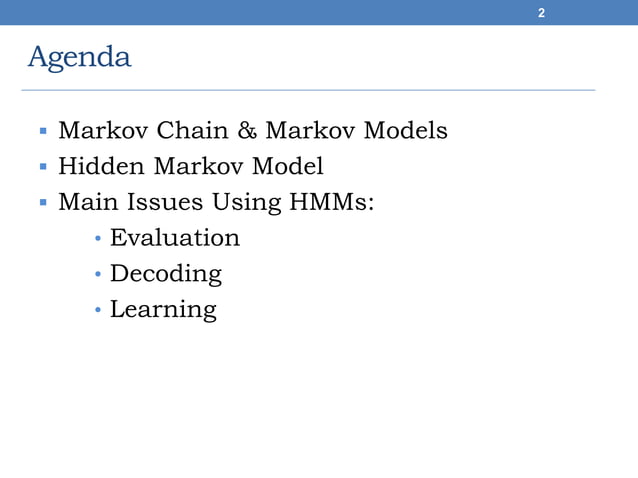 Hidden Markov Model | PPT