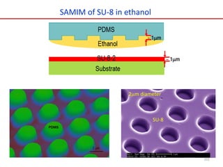SAMIM of SU-8 in ethanol
SU-8
2m diameter
101
 