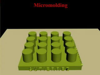 giuseppe.maruccio@unisalento.it
Micromolding
 