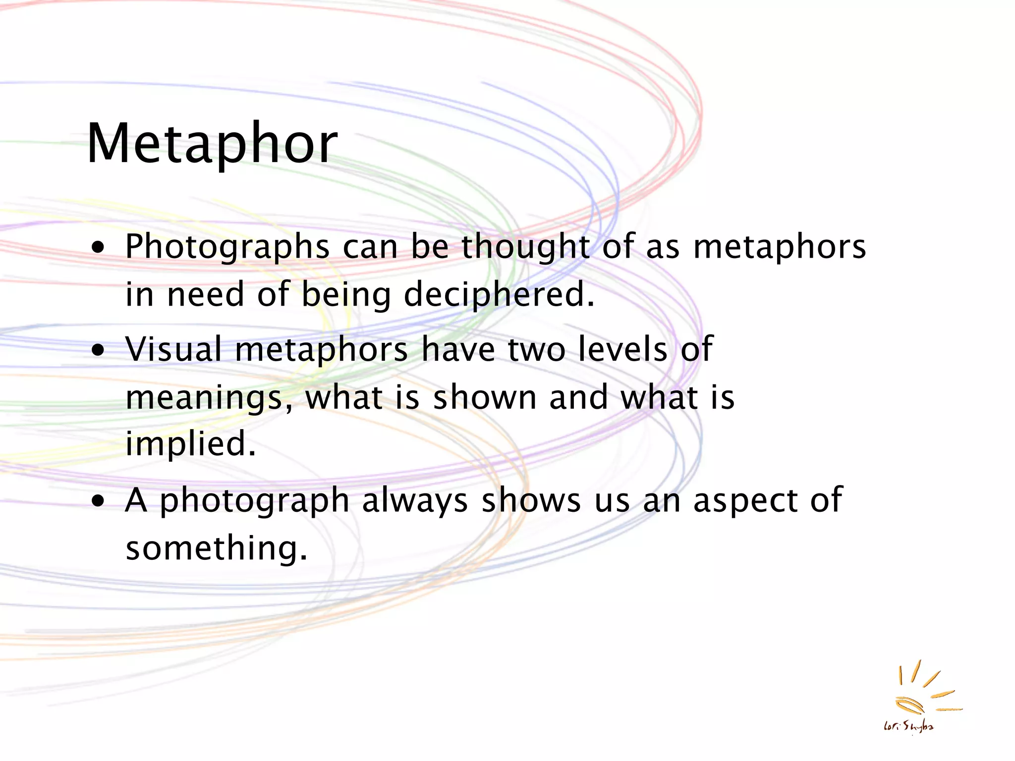 Interpreting Photographs