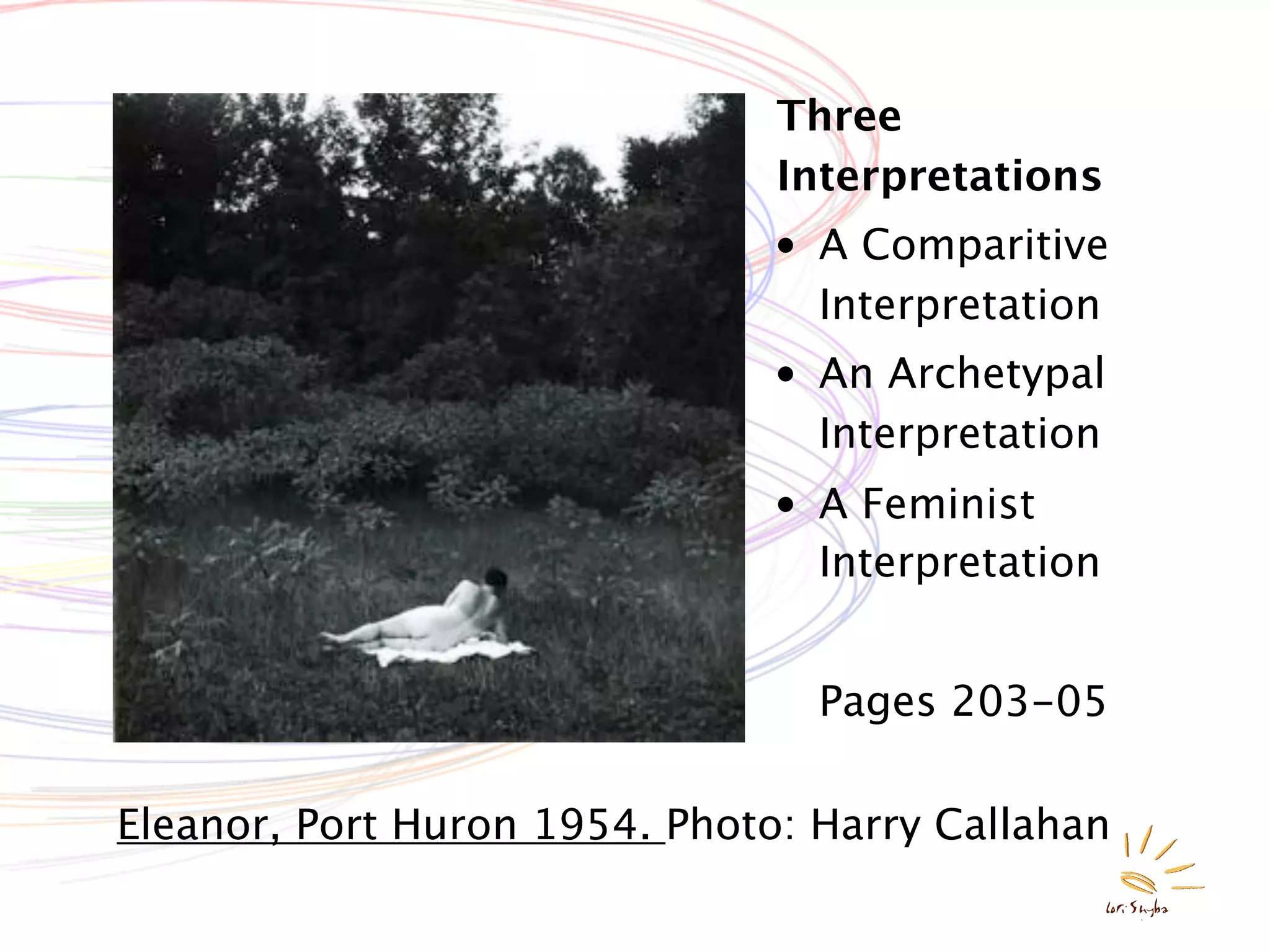 Interpreting Photographs