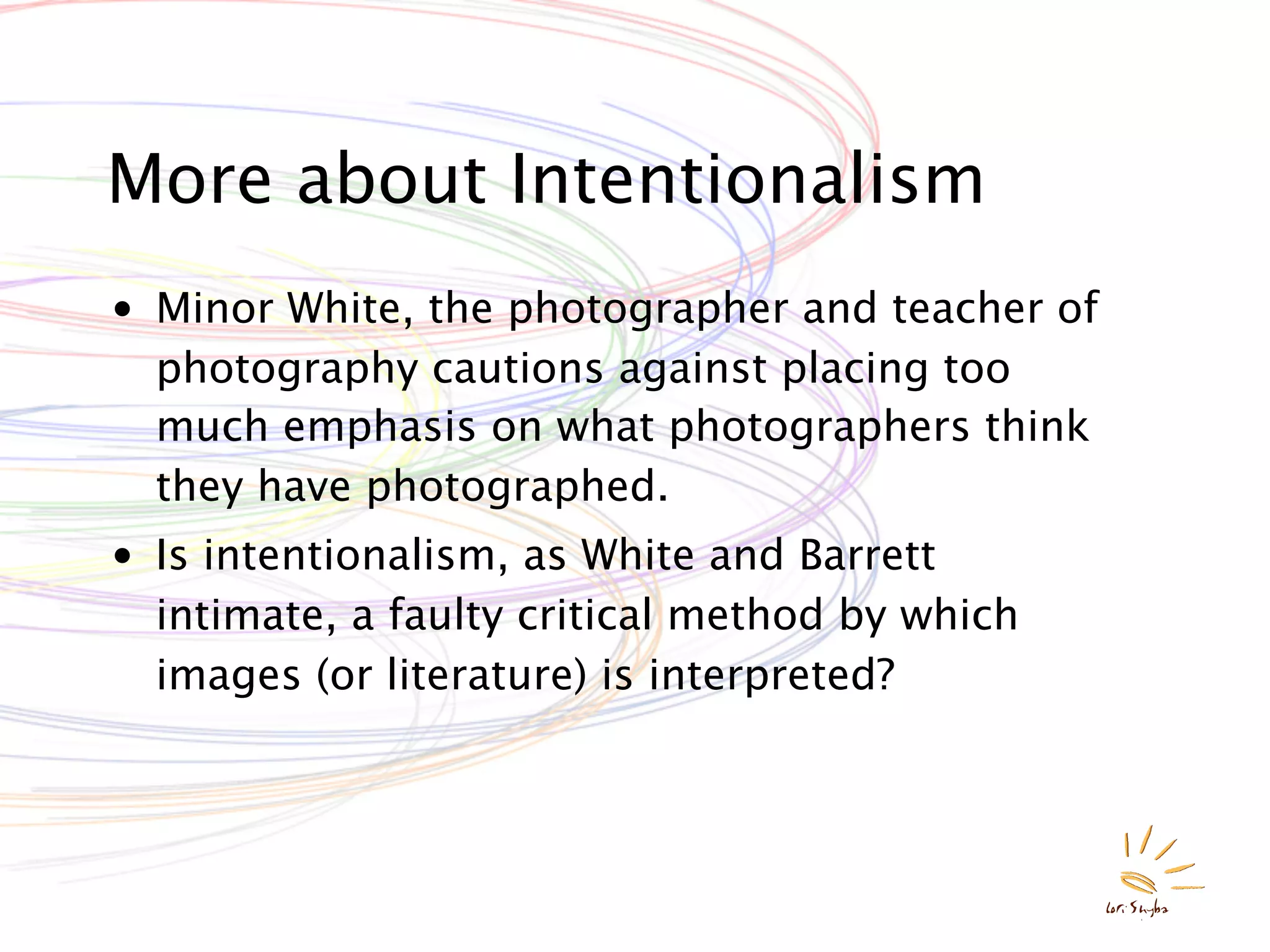 Interpreting Photographs