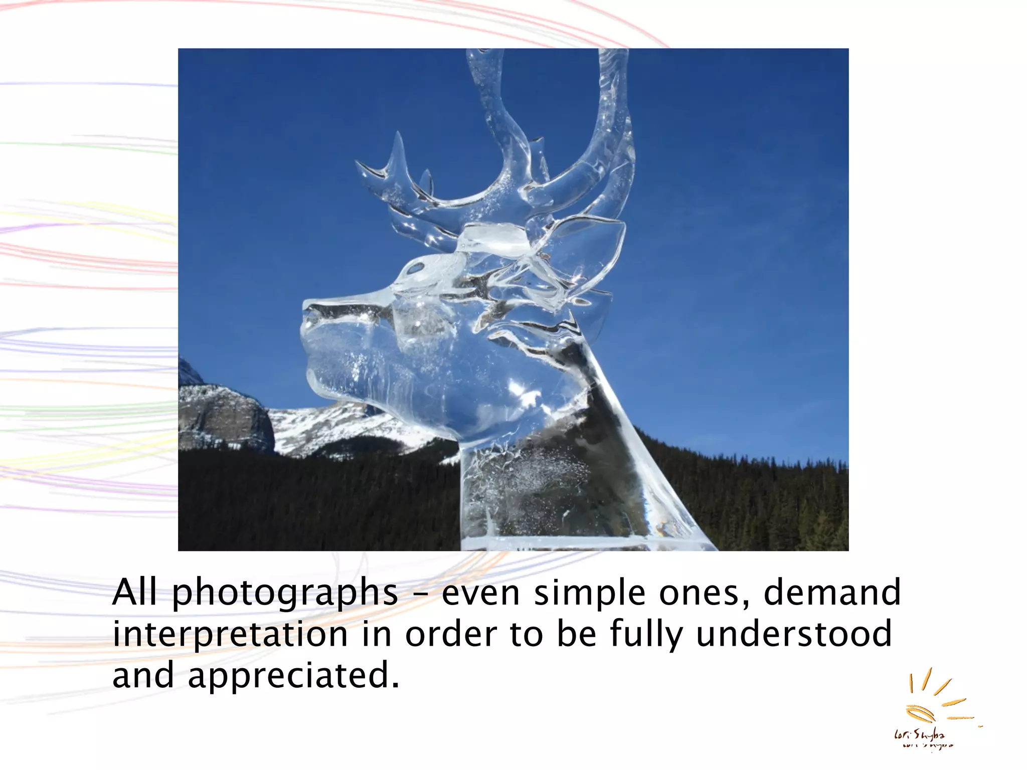 Interpreting Photographs