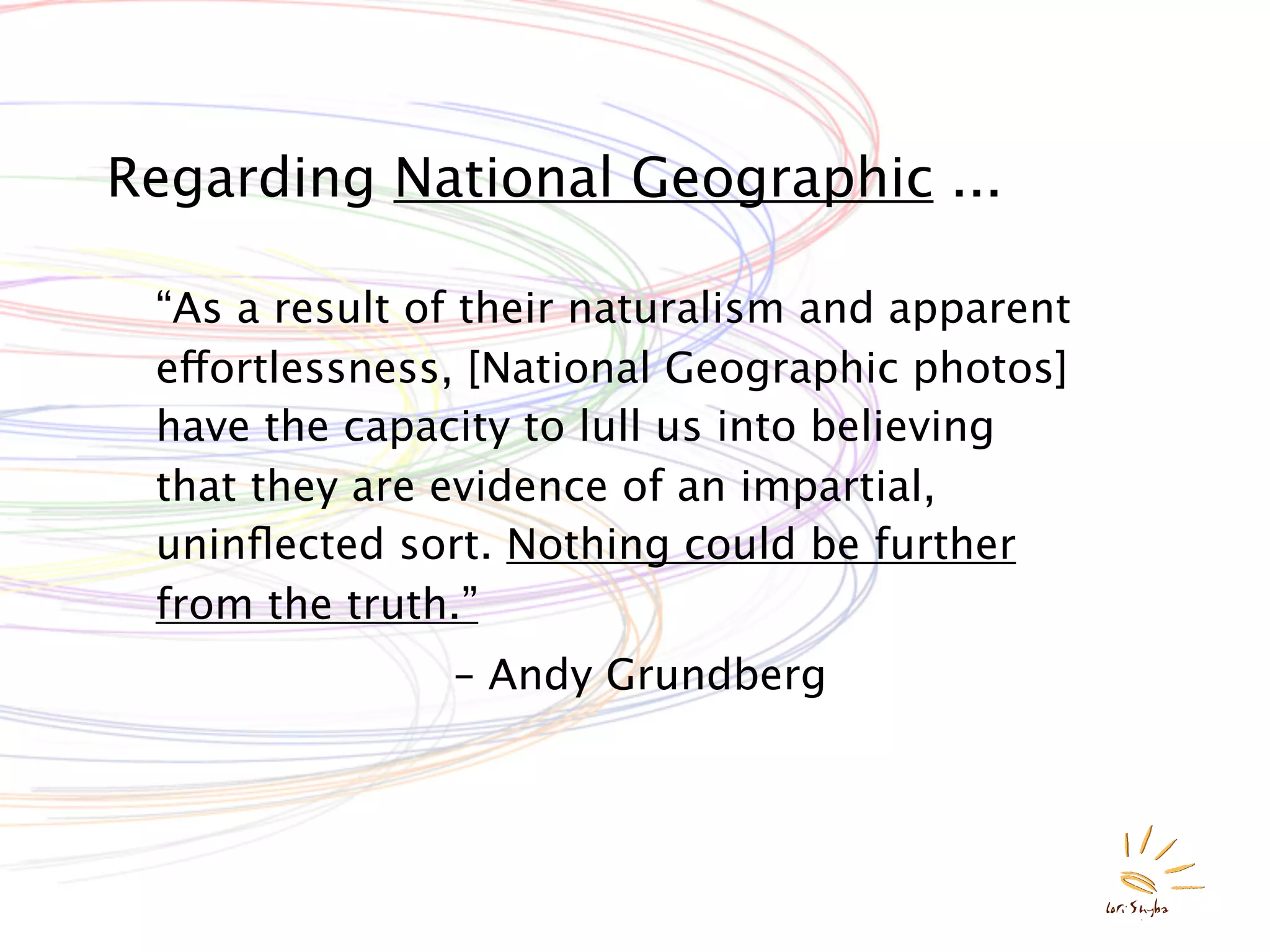 Interpreting Photographs