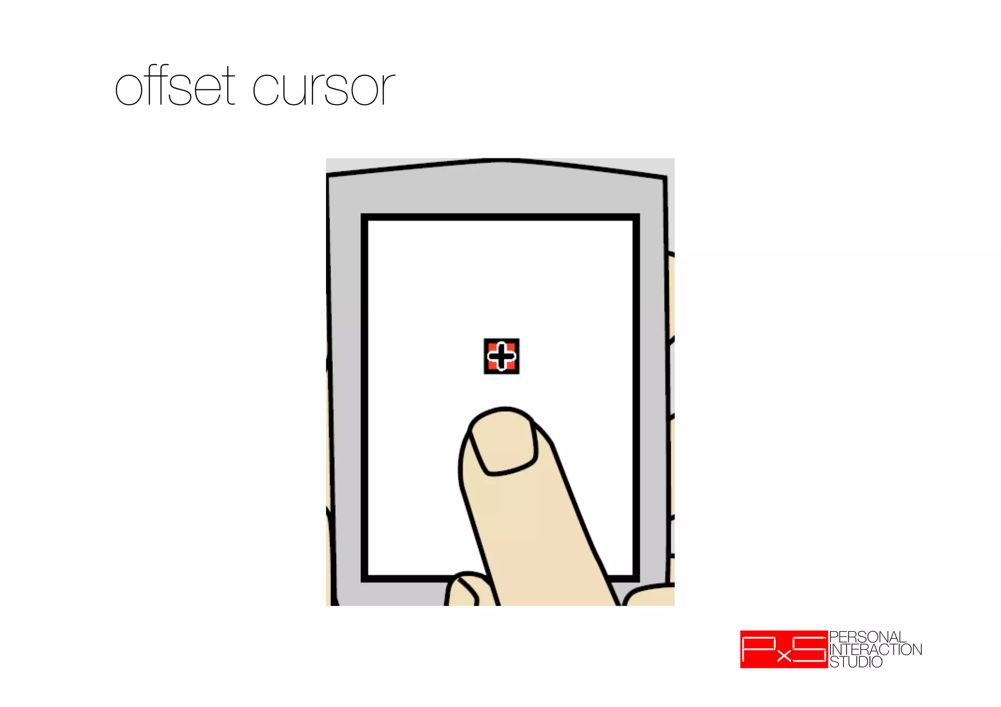 offset cursor
 