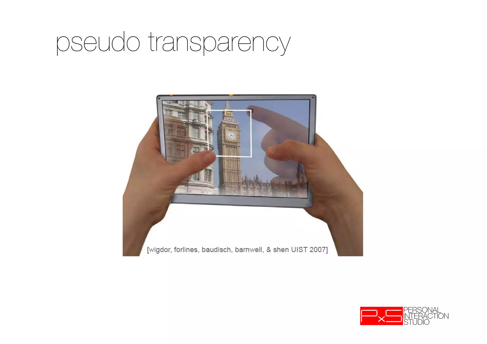 pseudo transparency
 