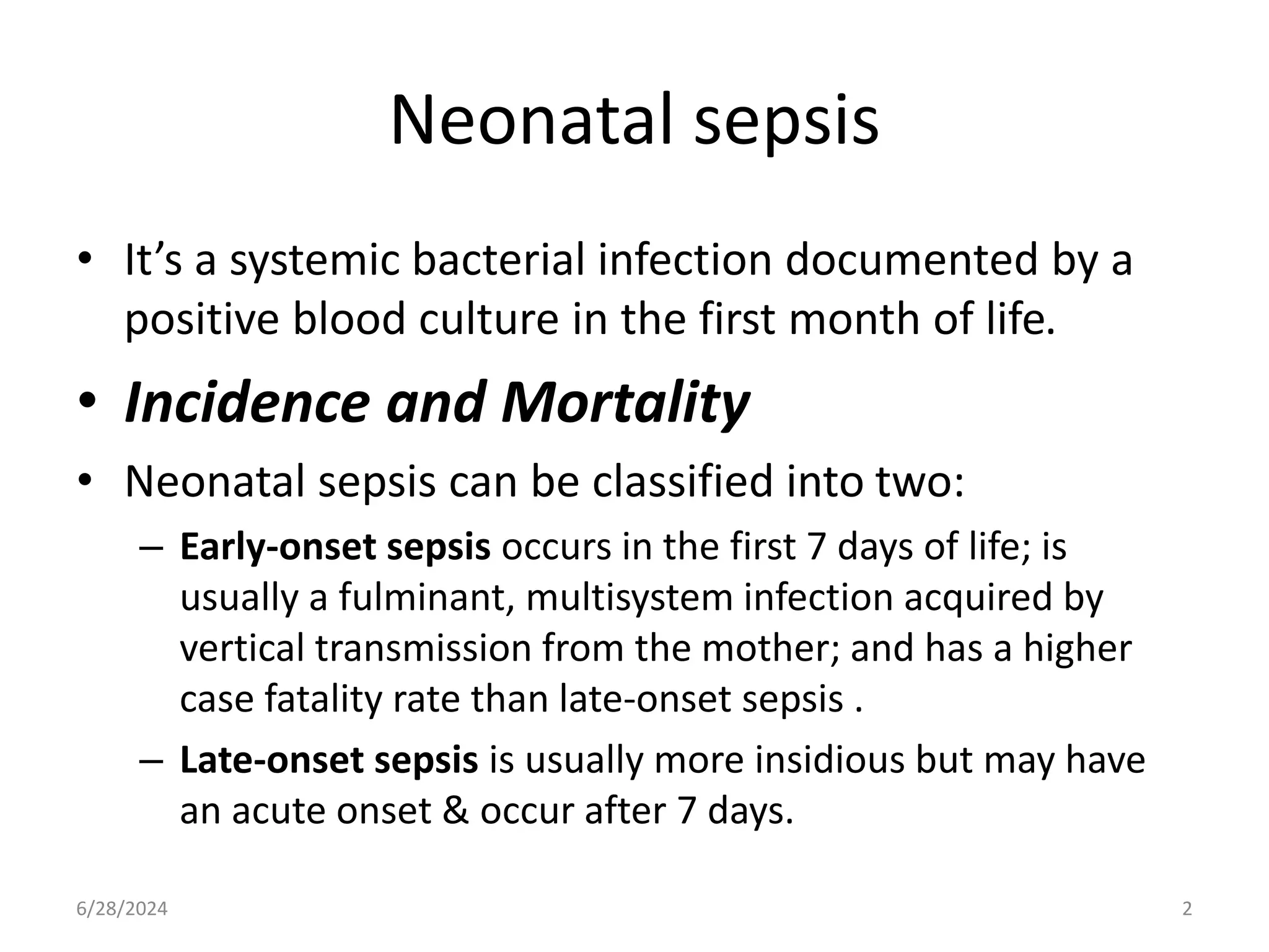 08 Neonatal Sepsis Presentation Ppt Pptx