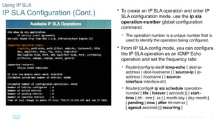 Sla Address CCNA Routing and Switching Network Troubleshooting | PPTX