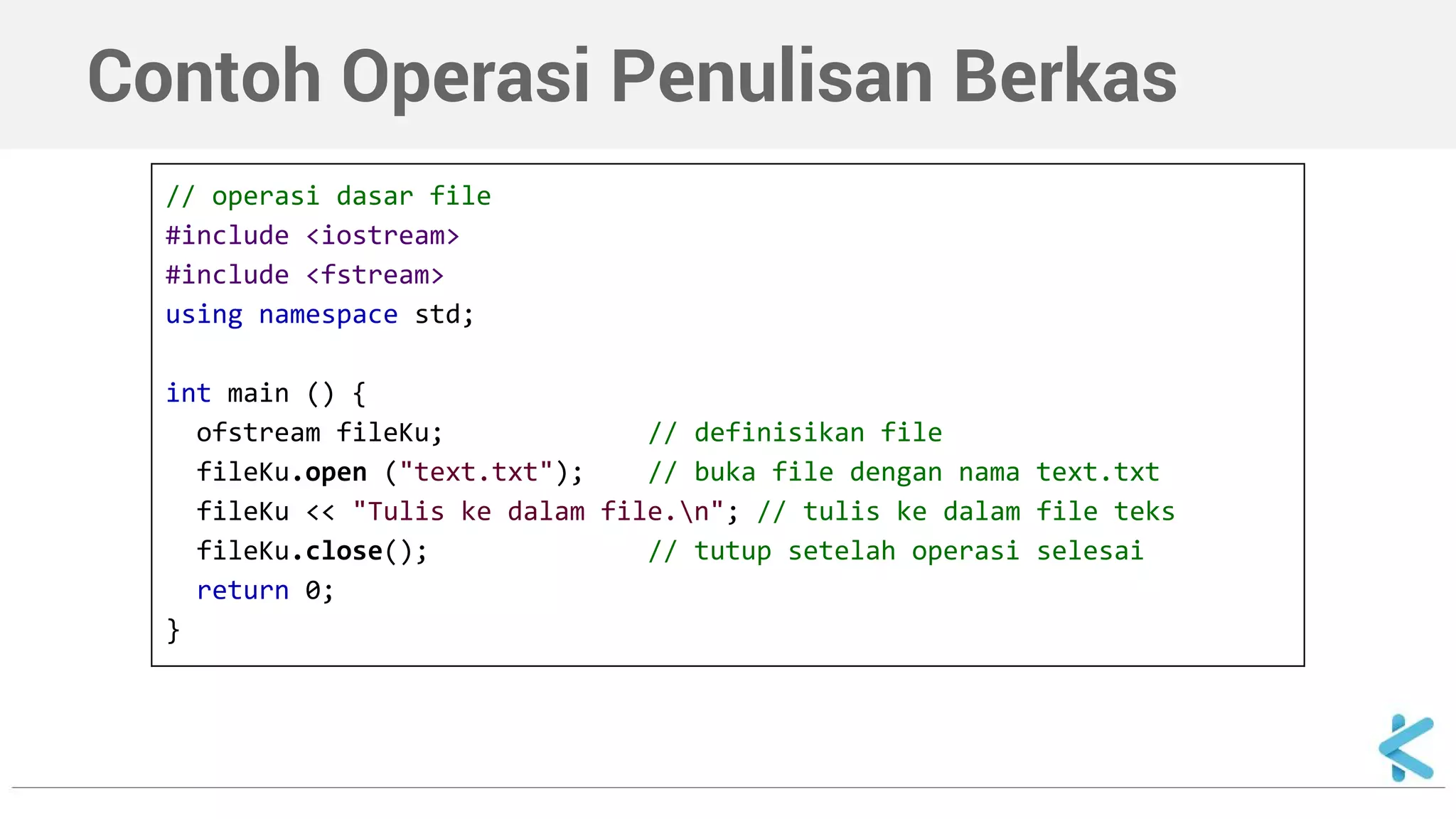 Algoritma dan Struktur Data - operasi file | PDF