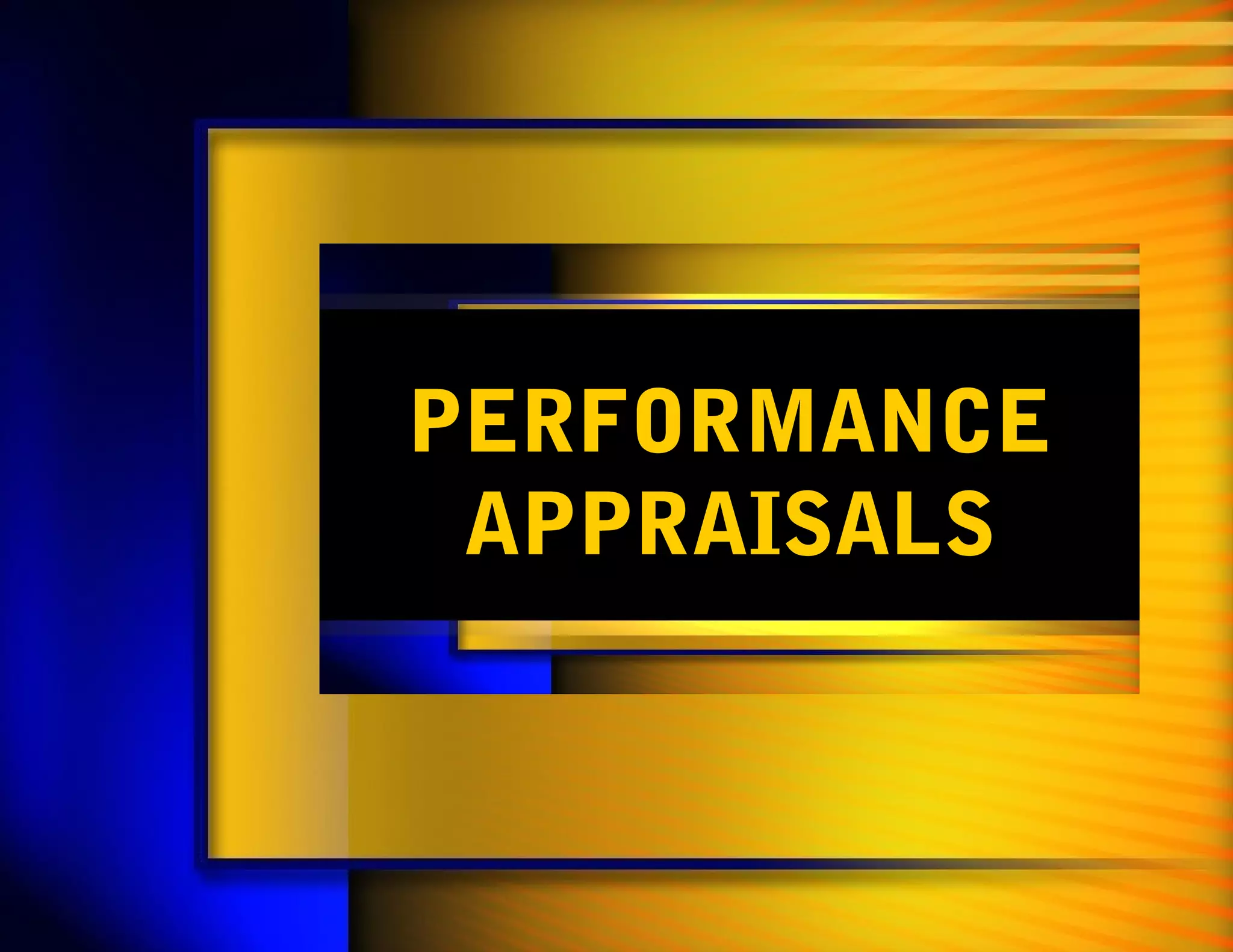Performance Appraisals PPT