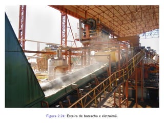 Figura 2.24: Esteira de borracha e eletroimã.
 