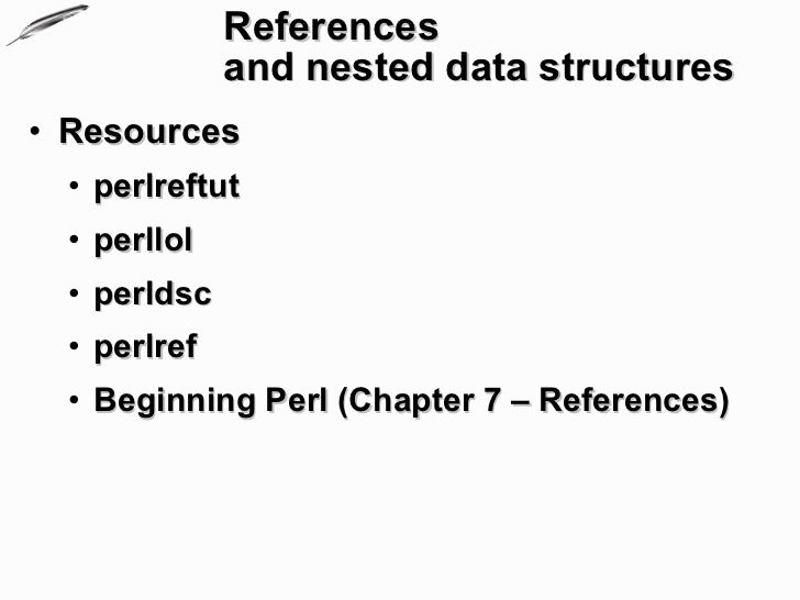 References and nested data structures