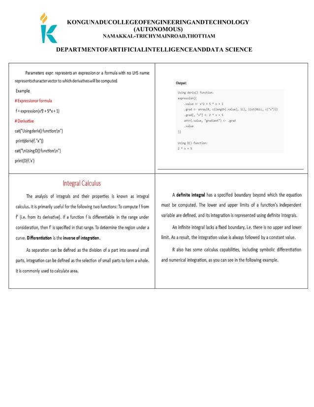 Fundamentals of R programming - Introduction | PDF