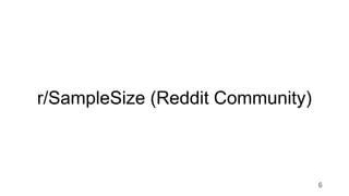 r/SampleSize (Reddit Community)
6
 