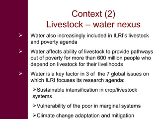 Swimming Upstream The Livestock – Water Nexus, November 2008