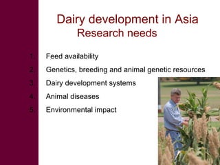 Future research needs to meet livestock development challenges