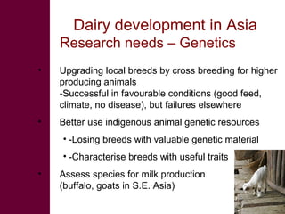 Future research needs to meet livestock development challenges