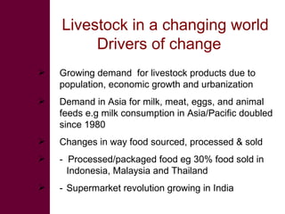 Future research needs to meet livestock development challenges