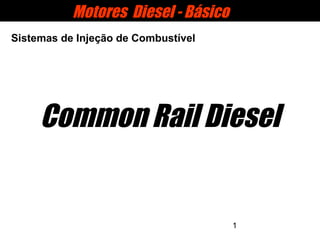 1
Motores Diesel - Básico
Common Rail Diesel
Sistemas de Injeção de Combustível
 
