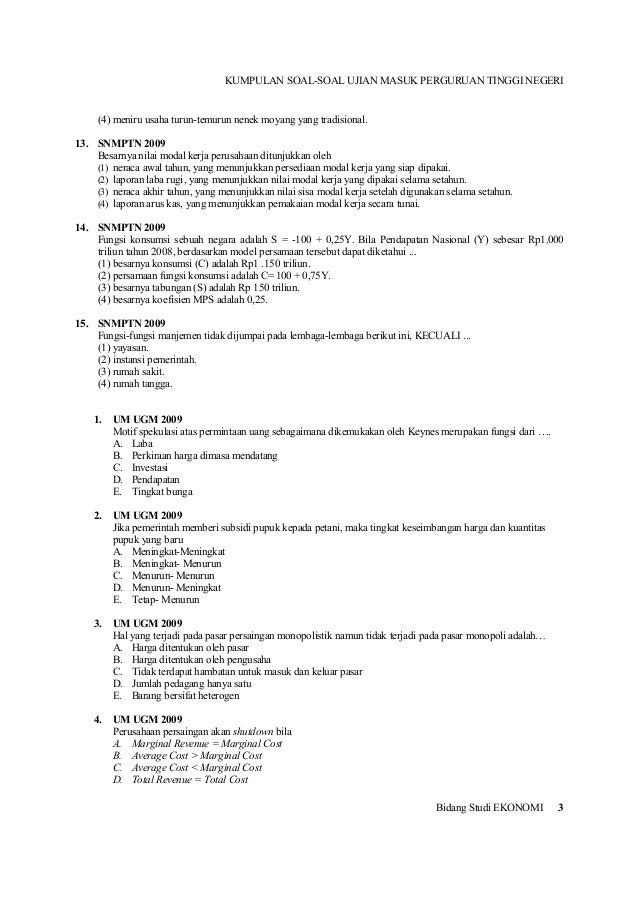 08 Soal Ekonomi 1990 2008