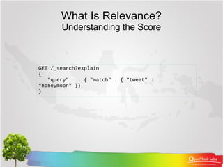 08.  ElasticSearch : Sorting and Relevance