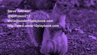 Steve Johnson, Purple Squirrels and Other Lies, BoS USA 2016