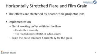 Subtle Anamorphic Lens Effects - Real-time Rendering of Physically ...