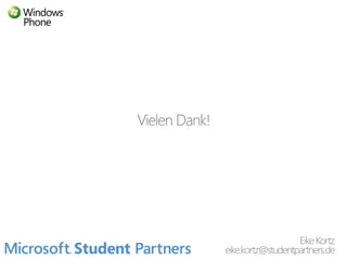 Windows Phone 7: jetzt wird gecodet