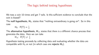 Comprehensive Guide to Hypothesis Testing and Statistical Inference | PDF