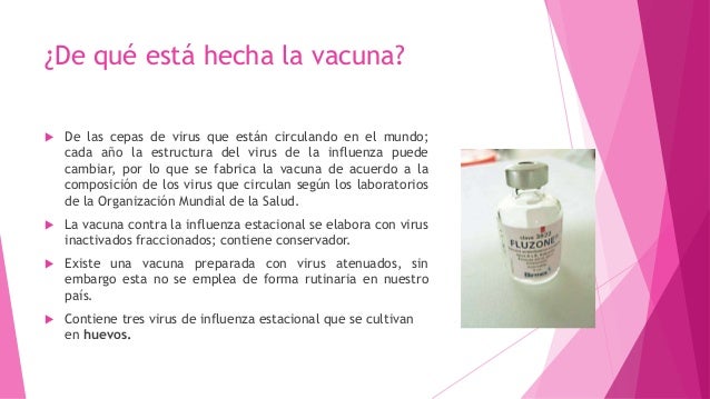 VACUNA ANTIINFLUENZA VACUNA ANTIINFLUENZA