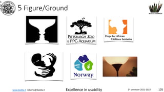 www.dadda.it roberto@dadda.it Excellence in usability 1st semester 2021-2022 105
5 Figure/Ground
1
0
5
 