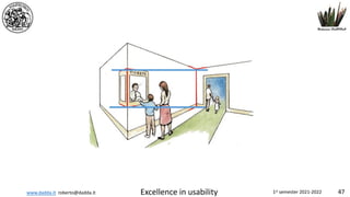 www.dadda.it roberto@dadda.it Excellence in usability 1st semester 2021-2022 47
 