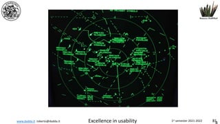 www.dadda.it roberto@dadda.it Excellence in usability 1st semester 2021-2022 81
 
