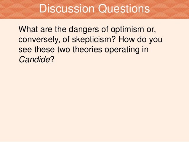 Possible essay questions for candide