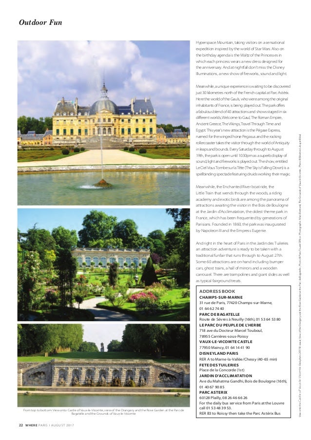 Where Paris Magazine August Issue 2017