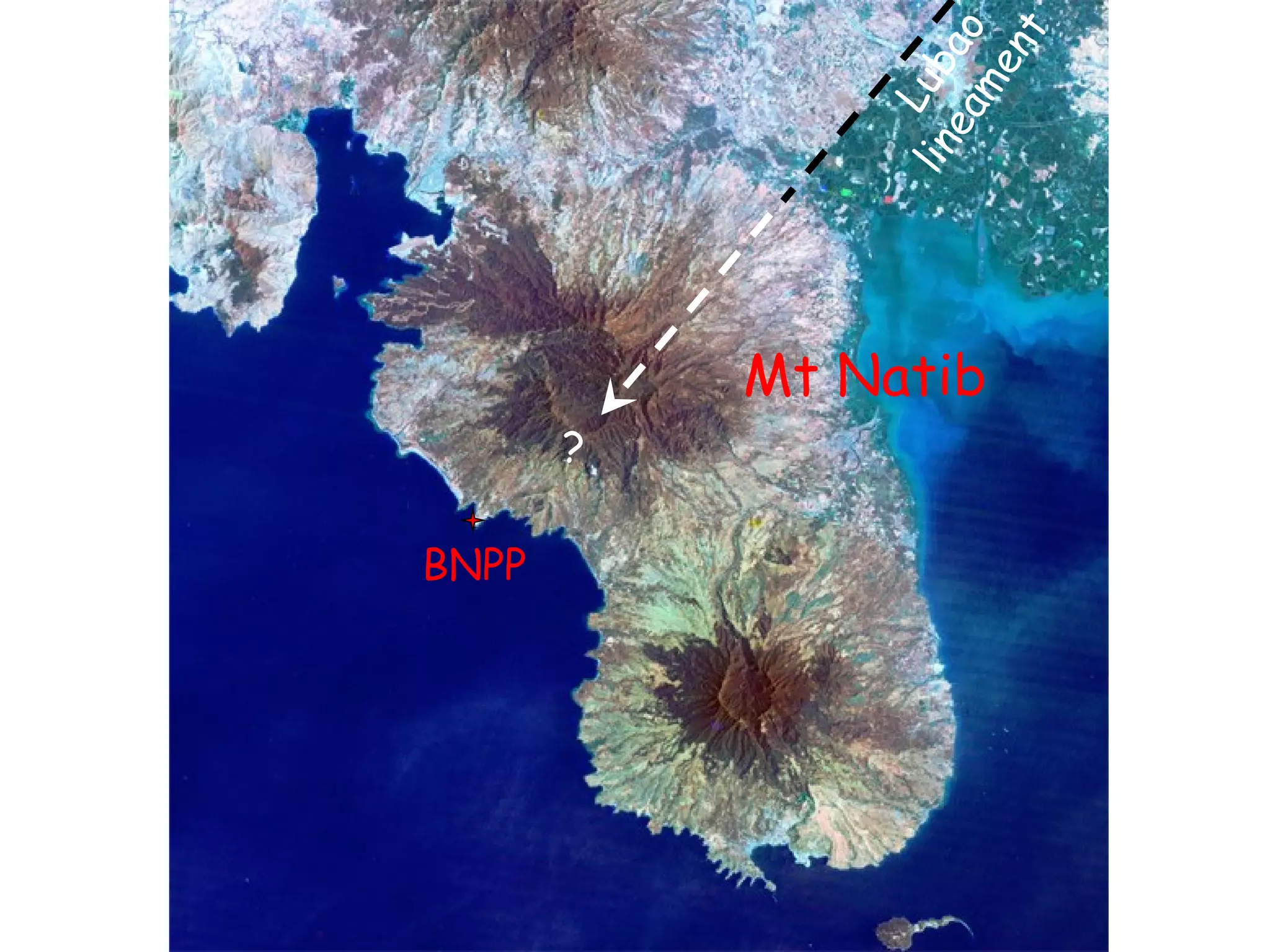 Mt Natib ? Lubao lineament BNPP 