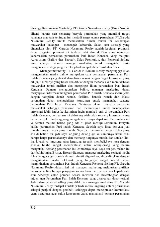 contoh implementasi komunikasi pemasaran