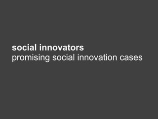 social innovators promising social innovation cases 