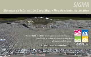 Sistema de Información Geográfica y Modelamiento Matemático