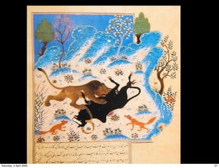 Kalila & Dimna Story @ Institute for Cultural Research 28/3/09